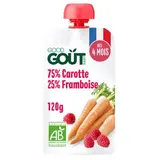 Carotte Framboise BIO - dès 4 mois, Good Goût (120 g)