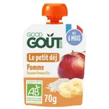 Le Petit Déj' Pomme BIO - dès 6 mois, Good Goût (70 g)