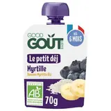 Le Petit Déj' Myrtille BIO - dès 6 mois, Good Goût (70 g)