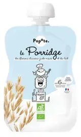 Gourde Le Porridge BIO - dès 6 mois, Popote (100 g)