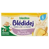 Blédidej céréales saveur briochée - dès 6 mois, Blédina (4 x 250 ml)