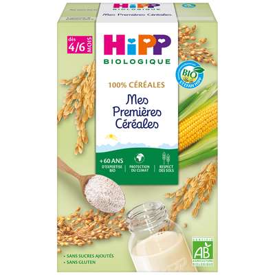 Mes premières céréales BIO - dès 4/6 mois, Hipp (250 g)