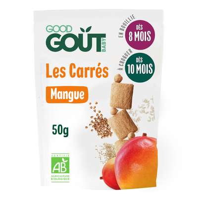 Carré mangue BIO - dès 8 mois, Good Goût (50 g)