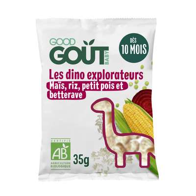 Les dino explorateurs BIO - dès 10 mois, Good Goût (35 g)