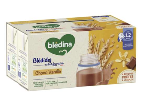 Blédidej croissance choco vanille - dès 12 mois, Blédina (4 x 250 ml)