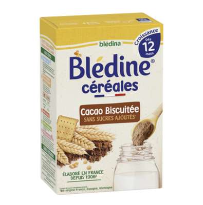 Blédine croissance saveur chocolat biscuit - dès 12 mois, Blédina (400 g)