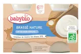 Brassé nature BIO - dès 6 mois, Babybio (2 x 130 g)
