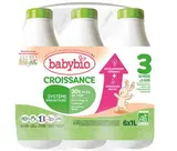 Croissance Liquide - Formule au Lait de Vache français BIO - dès 10 mois, Babybio (6 x 1 L)