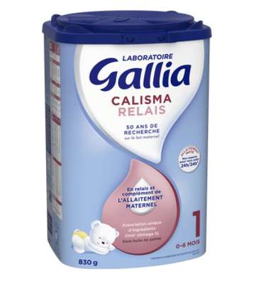 Calisma Relais 1er âge - de 0 à 6 mois, Gallia (830 g)