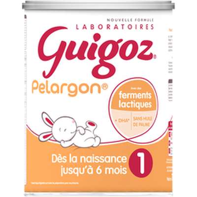 Pelargon 1er âge - de 0 à 6 mois, Guigoz (780 g)