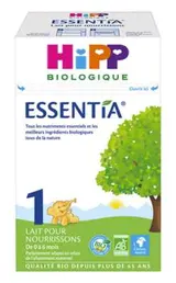 Lait 1 essential BIO 0-6 mois, Hipp (600 g)