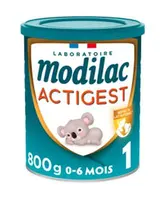 Lait en poudre 1er âge Actigest  - de 0 à 6 mois, Modilac (800 g)