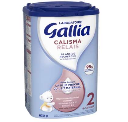 Calisma Relais 2ème âge - de 6 mois à 12 mois, Gallia (830 g)
