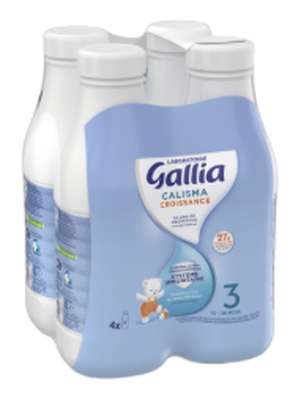 Pack Lait de croissance Calisma 3 - dès 12 mois, Gallia (4 x 1 L)