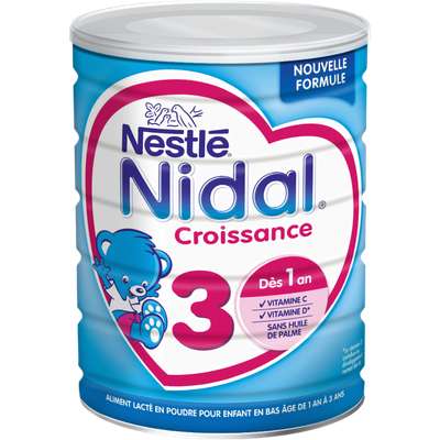 Lait de croissance 3 Nidal - dès 1 an, Nestlé (800 g)