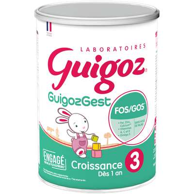 Lait en poudre de croissance Guigozgest 3ème âge - de 1 à 3 ans, Guigoz (800 g)