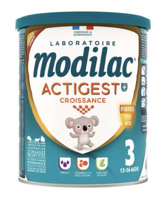 Lait de croissance Actigest -  dès 12 mois, Modilac (800 g)
