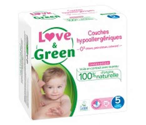 Couches sensitives et écologiques - T5, Love & Green (x 40)