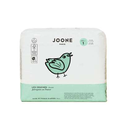 Couches motif Brigitte T1 / 2-4 kg, Joone (x 30)