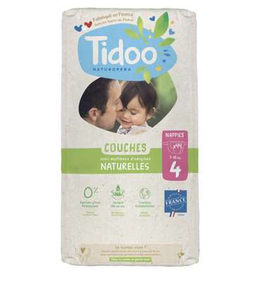 Couches écologiques T4/ 7-18 kg, Tidoo Nature (44 couches)