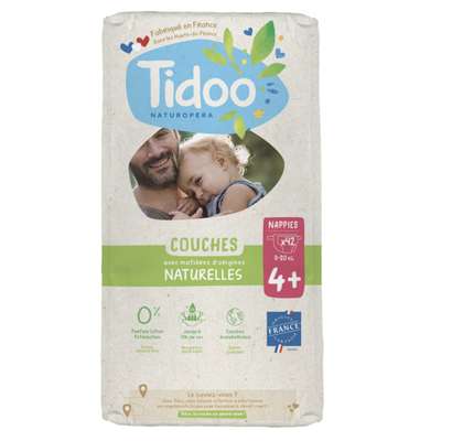 Couches écologiques T4/ 9-20 kg, Tidoo Nature (42 couches)
