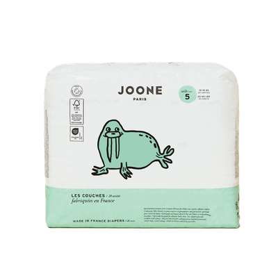Couches motif Brigitte T5 / 10-18 kg, Joone (x 20)