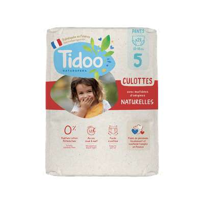 Couches écologiques T5 - XL / 12-18 kg, Tidoo Nature (26 couches)