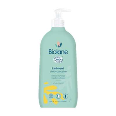 Liniment oléo-calcaire bio, Biolane (500 ml)
