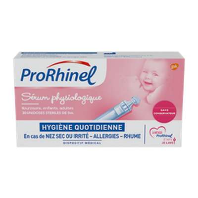 Sérum physiologique, Prorhinel   (30 x 5 ml)
