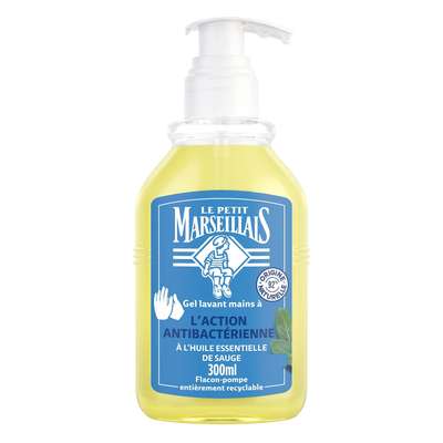 Savon liquide anti-bactérien, Le Petit Marseillais (300 ml)