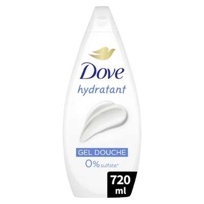 Gel douche hydratant, Dove (720 ml)