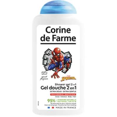 Gel douche cheveux et corps spiderman avengers, Corine de farme  (300 ml)