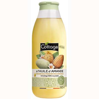 Douche huile Amande, Cottage (560 ml)