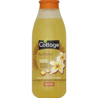 Douche huile Extra Nourrissante Monoi, Cottage (560 ml)