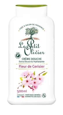 Crème de douche Fleur de Cerisier, Le petit olivier (500 ml)