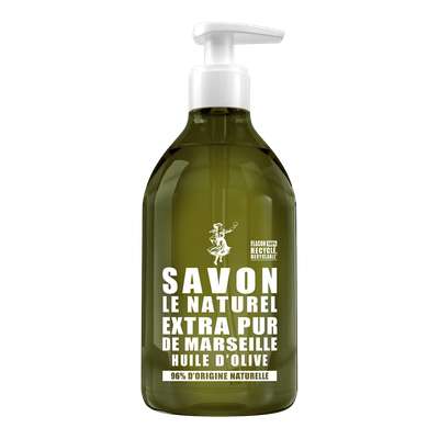Savon liquide extra pur huile d'olive, Savon le naturel (500 ml)