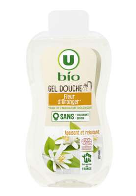 Gel douche fleur d'oranger, U BIO (250 ml)