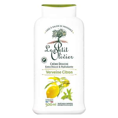 Crème de douche extra douce verveine citron, Le Petit Olivier (500 ml)