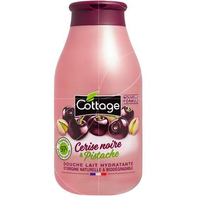 Douche Lait Hydratante - Cerise Noire & Pistache, Cottage (250 ml)