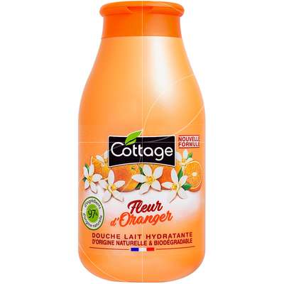 Douche Lait Hydratante Fleur d'oranger, Cottage (250 ml)