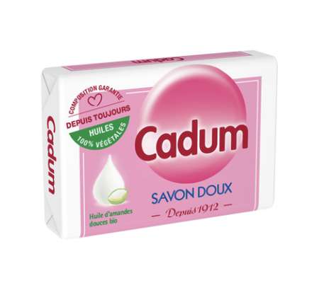 Savon à l'amande douce BIO, Cadum (100 g)