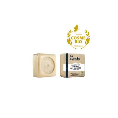 Savonnette douceur au lait d'ânesse BIO, La Corvette (100 g)