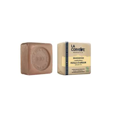 Savonnette douceur à l'huile d'argan BIO, La Corvette (100 g)