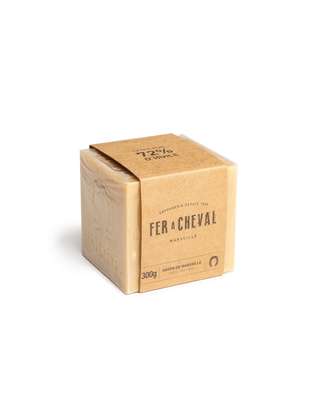 Cube de Savon de Marseille végétal, Fer A Cheval (300 g)