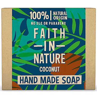 Savon solide Noix de Coco, Faith In Nature (100 g)