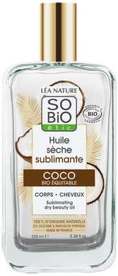Huile Corps Sèche à la Coco Bio, So'Bio Etic (100 ml)