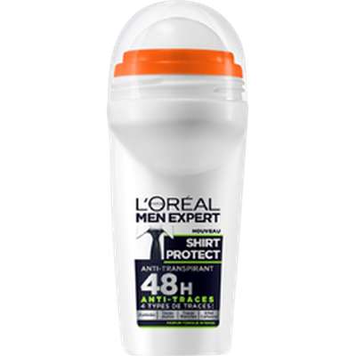 Déodorant bille anti-transpirant shirt protect, L'Oréal Men Expert (50 ml)