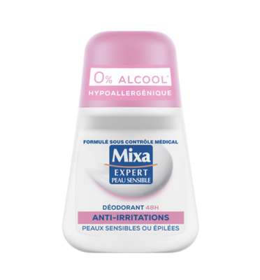 Déodorant 48h anti-irritations, Mixa (50 ml)