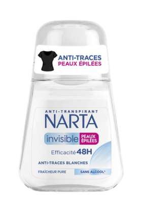 Déodorant bille Invisible, Narta (50 ml)