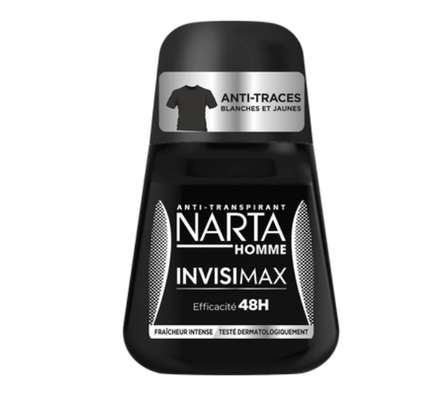 Déodorant bille Invisimax pour homme, Narta (50 ml)